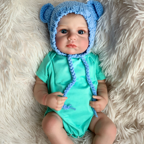 18 inch Full vinyl body reborn baby girl