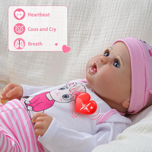 Breathing doll with heartbeat